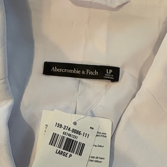 Abercrombie & Fitch White Blazer Mini Dress NWT - Picture 2 of 5